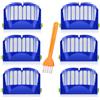APZOVO 6Pcs Filtro di Ricambio per iRobot Roomba 604 605 606 610 612 614 615 616 620 621 626 627 630 631 632 639 640 650 651 660 669 670 671 672 675 676 680 681 685 687 689 690 691 692 694 696 697 698