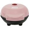 Jocca, Gofriera Elettrica Rosa, 500W, con Piastre Antiaderenti, Gofri in 2-3 Minuti, Design Sicuro e Compatto