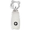 ZVRSUA Guscio Chiave Adatta per Mercedes Benz, Cover Chiave TPU,Caso chiave Auto 3 Pulsanti Compatibile con Mercedes Benz A C E S G Klasse GLC CLE CLA GLB GLS W177 W205 W213 W222 X167 AMG (Argento)