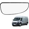 Ruolin Vetro Specchietto Retrovisore Destro, Vetro Specchio Retrovisore Esterno Auto Compatibile con Ducato Jumper Boxer 2006-2021