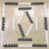 meiqicool - 25 Set di Tappeti Puzzle, per Bambini, 20 Puzzle ciascuno, 30 x 30 x 1 cm Marchio Unico, Colore: Bianco e Grigio, ZAL20