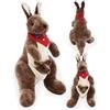 SYTTNUM Bambini Giocattolo Canguro,Giocattoli per Bambole Peluche, Bambola Canguro Madre e Figlio,Peluche per Bambole Giocattolo Canguro,Bambola di Peluche per Bambini