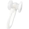 Dekondo - Rulli universali per guide binari ganci con profilo a U per tende Binari con profilo a U per tende bianco