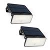 Brendz Lampada solare per esterni con rilevatore di movimento, 1000 lumen, IP54, impermeabile, 3 modalità di luce, 2 pezzi, faretto LED solare con sensore di movimento esterno, Paso