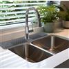 LIUCONGBD Tappetino in silicone per lavello da cucina, paraspruzzi per rubinetto, tappetino in silicone per scolapiatti intorno al rubinetto, tappetino assorbente per cucina, bagno (61 cm, grigio)