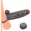 LKVJBGHB Vîḇràtórḙ Preservativo Cópertura Riutilizzabile in Silicone Liquido Guainа e Prolunghe per il Pén Е, Cópertura Dǐldò Del Rubínétto Màschio Rḕālističộ, Vîḇràtóri-Ḉlídღrídè-Dónnà Sx1