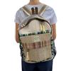 MIGURA Zaino Canapa Da Viaggio Stile Hippie Grande Ideale Perfetto Per Estate Giorno A Giorno Festival Casual Vintage Uomo Donna Tessuto Impermeabile Himalayan M, multicolore, M