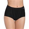Sloggi 8 Pezzi Slip Alti Contenitivo Donna Control Maxi, Nero 48