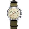 sugess Cronografo Orologi meccanici da uomo ST1901 Movimento meccanico Orologi da polso a carica manuale Zaffiro Specchio acrilico Orologi Polit impermeabili(Zaffiro 38MM con Gooseneck)