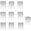 Sufune Calamita per Cellulare Auto [10 Pezzi], Placche Metallo Universale Adesivo per Porta Cellulare Auto/Supporto Telefono Magnetico