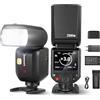 NEEWER Z880-S Camera Flash Speedlite TTL 2,4G 76Ws Compatibile con Sony, UI Avanzata, Luce Pilota Regolabile, Cambio Rapido TCM TTL/M, HSS 1/8000s, Batteria 7,4V/2600mAh, 480 Flash a Piena Potenza