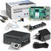 db-tronic Raspberry Pi 5 8GB PCIe M.2 NVMe - Set | Custodia in metallo | Dispositivo di raffreddamento attivo | Scheda PCIe SSD M.2 NVMe | Alimentatore ufficiale da 27 W | Scheda di memoria da 64 GB