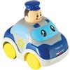 Bieco Push & Go Veicolo dei Vigili del Polizia | Macchine per Bambini Cars Giocattoli Macchinine per Bambini Macchina Bambini Macchina Giocattolo per Bambini Giochi Cars Macchina Bambino Super
