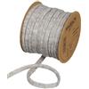 Halbach Fasce di seta premium in lana (vegan), larghezza: 8 mm, lunghezza: 15 m, filo flessibile riempito con filo, per progetti fai da te e targhette, colore: grigio