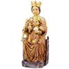 DRW Figura Madonna della Merce patrona di Barcellona in resina dipinta a mano 6x6x18 cm