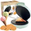 ScrapCooking - Macchina per Cialde e Coni Gelato - Waffle & Cone Factory 2 in 1 - Piastra per Wafer e Tegole - Idea Regalo Pasticceria - Ricetta Inclusa - 3883