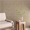 Livelynine Carta da Parati Camera da Letto Beige Marrone 40CMx5M Carta da Parati Autoadesiva Muro Bagno Soggiorno Stile Boho Pellicola Adesiva per Mobili Cassetti Armadio Rotolo Adesivo per Mobili