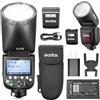Godox V1PRO-N V1Pro N Flash per Fotocamera a Testa Tonda Speedlite TTL 2.4G Wireless TTL Speedlight Strobe, 76Ws HSS 1/8000s con Batteria agli ioni di litio per Fotocamere Nikon