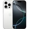 Apple iPhone 16 Pro 5G 256GB Nuovo Originale Smartphone Titanio Bianco MYNJ3