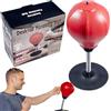MuscleForge® Punchball - Mini Pungiball da Scrivania con Ventosa - Mini Sacco da Boxe da Tavolo Antistress per Ufficio e Casa