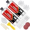 Vividye 100 ml Kit Vetroresina, Kit di Riparazione in Vetroresina Marina per Riparare Crepe, Fori in Barca, Moto d'Acqua, Yacht, Tavola da Surf e Altri Veicoli Acquatici, Vetroresina Kit Riparazione