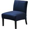 uyeoco Copripoltrona Senza Braccioli per Soggiorno Fodera per Sedia Senza Braccioli Antiscivolo Coprisedia Senza Braccioli Velluto Accent Copri Poltroncina (Color : #7)