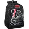 safta Star WARS THE FIGHTER - Zaino scuola per bambini, ideale per bambini di diverse età, comodo e versatile, qualità e resistenza, 32 x 16 x 44 cm, colore: nero, Nero, Estándar, Casual