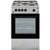 BEKO Cucina A Gas Beko CSS42014FS 4 Fuochi Forno Elettrico 54 Litri (A85xL50xP50) Silver