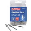 Faithfull, 100 rivetti in alluminio, 3 mm di lunghezza, codice prodotto: FalAR3L100
