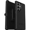 OtterBox, Defender Series, custodia per Samsung Galaxy S24 Ultra, robusta e resistente, con protezione per le porte e fondina, cavalletto, clip, nero