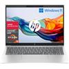 HP Pavilion Plus 14-ey0001sl, AMD Ryzen 5 7540U, 16GB RAM LPDDR5x, SSD 512 GB, AMD Radeon 740M, 2K IPS 300 Nits, Antiriflesso, Wi-Fi 6, Webcam 5MP IR TNR, AMD FreeSync, Windows 11, Silver, Argento