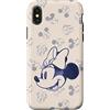 Disney Minnie e Topolino Teste Retro Vintage Classic Custodia per iPhone X/XS