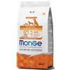 Monge Natural Superpremium Monoprotein per Cani Puppy/Junior All Breeds con Anatra, Riso e Patate da 12 kg