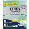 Lines - Specialist Derma Protection Pannoloni a Mutandina Taglia M Confezione 12 Pezzi