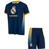 Real Madrid Real - Completo da calcio per bambini, collezione ufficiale, Blu, 10 anni