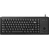 CHERRY G84-4400, Tastiera Compatta con Trackball, Layout per l'Italia (QWERTY), Cablate (Connessione USB), 2 Tasti Mouse, Switch Meccanici ML, Nero