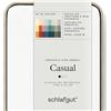 schlafgut Casual Lenzuolo con angoli da 120x200cm a 130x200cm, 100% cotone organico, Full-White