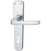 HOPPE Maniglia porte interne Hoppe Milano con placca interasse 90 mm argento