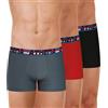 ATHENA Athéna Coton, Intimo Uomo, Ardoise/Rouge/Noir,