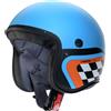 Caberg Casco Moto Jet Caberg FREERIDE X DAYTONA Opaco Chiaro Blu Ne