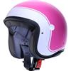Caberg Casco Moto Jet Caberg FREERIDE X IMOLA Opaco Rosa Bianco