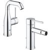 SET MISCELATORI GROHE ESSENCE LAVABO E BIDET CROMATO