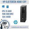 Hp ProDesk 400g1 SFF PC DESKTOP Cpu i5-4440 Ram 8gb DDR3 SSD 240gb Win10 Pro
