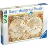 Ravensburger - Puzzle Mappamondo storico, 1500 Pezzi, Idea regalo, per Lei o Lui, Puzzle Adulti