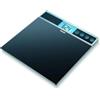 Beurer Gs 39 Bilancia In Vetro Con Funzione Vocale Multilingua E Volume Regolabile, Base Ampia 28 X 34 Cm Adatta A Una Capacità Fino A 150 Kg, Quattro Slot Di Memoria Utente
