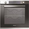 Candy FCXP615X/E Forno Elettrico da Incasso, Ventilato, Capacità 80 Litri, Funzione Pizza, 8 Programmi, 57x59.5x59.5 cm, Inox, Classe A