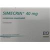 EG SpA SIMECRIN 50 Compresse da 40 mg