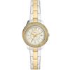 Fossil Orologio Stella da donna, movimento a tre lancette con data, cassa in acciaio inossidabile di 30 mm con bracciale in acciaio inossidabile, ES5138