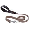 Ferplast Guinzaglio per Cani EVOLUTION G16/110 Ipoallergenico, Lavabile, Impugnatura Imbottita, Tortora