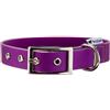 Ferplast Collare per Cani EVOLUTION CF25/45, Ipoallergenico, Lavabile, Regolazione con Fori, Viola